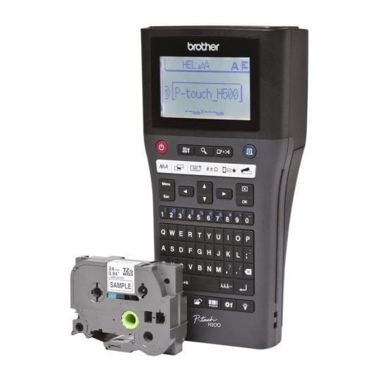 Etikettendrucker Tragbar USB Brother PT-H500 Automatischer Cutter QWERTY LCD