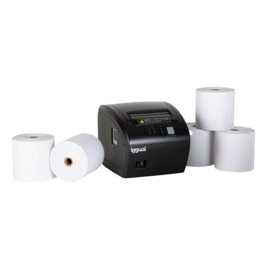 Bondrucker Thermo USB RJ11 iggual TP EASY 80 Kit mit automatischem Cutter