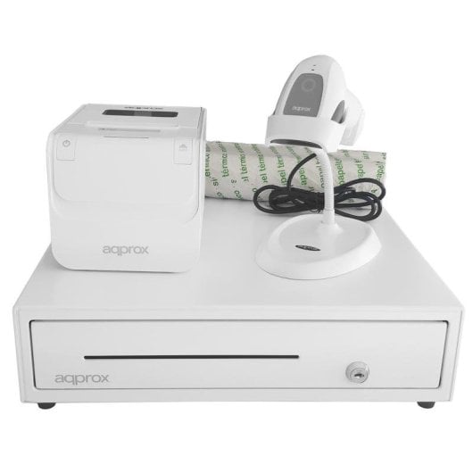 POS-Drucker Approx appPOSPACK4180WH 80 mm 203 x 203 DPI USB Ethernet Weiß