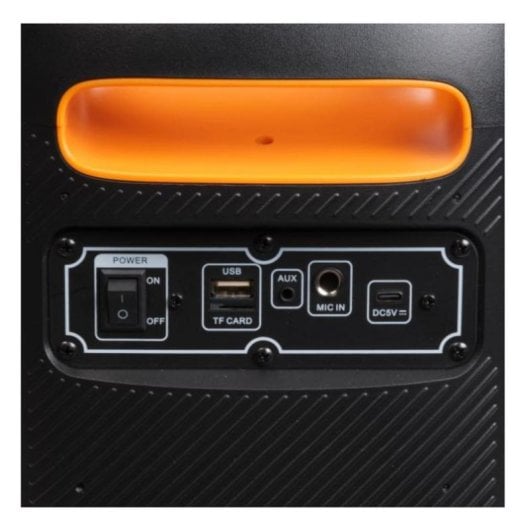 Altavoces Denver Party Wireless & Wired 20W con LED, batteria integrata