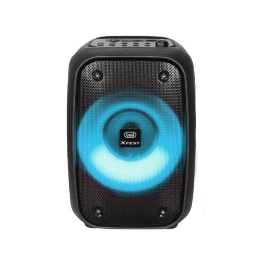 Altoparlanti Trevi Party Speaker Wireless e cablato 15W con microfono e lettore MP3