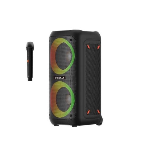 Altavoces Celly Party Inalámbricos Bluetooth 40W avec micro et LED