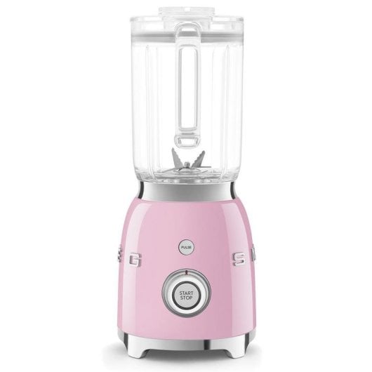 Licuadora Smeg BLF03PKEU 1,5L Rosa 800W Picahielos 4 Velocidades