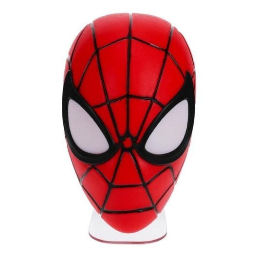 Tischlampe Paladone Spiderman Mask Light Rot Weiß Batteriebetrieb 222,3 mm