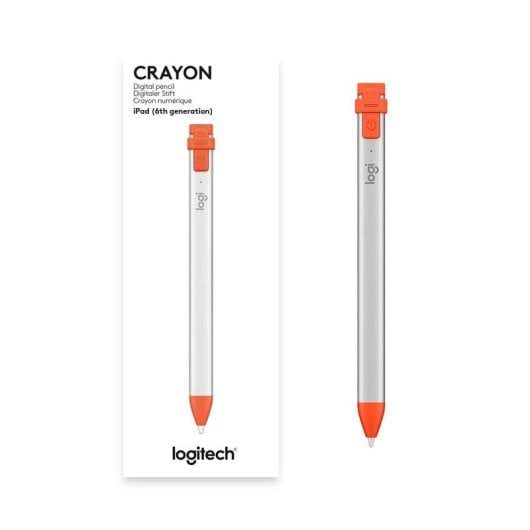 Lápis digital Logitech Crayon 914-000046 iPad 6th compacto laranja