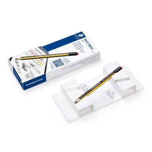 Lápis digital Staedtler 180J 22-1 Preto Amarelo compatível c/ tablet gráfica