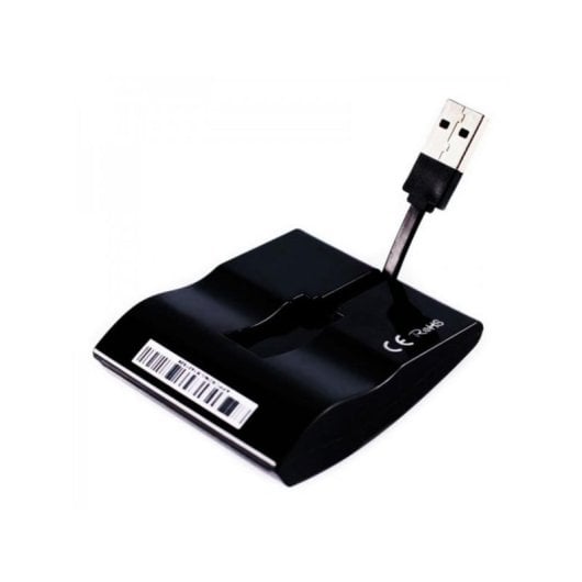 Smartcard-Lesegerät Approx appCRDNILxV2 USB 2.0 Schwarz Kompakt Plug and Play