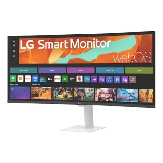 Monitor LG 34U601SA-W 34" UltraWide QHD 100Hz VA Curvo HDR10 Smart WiFi Bluetooth