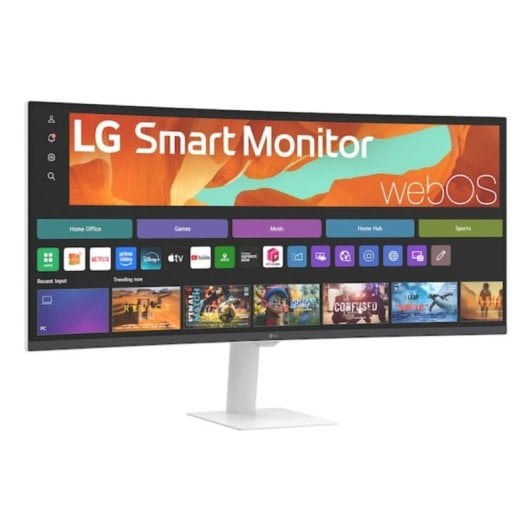 Monitor LG 34U601SA-W 34" UltraWide QHD 100Hz VA Curvo HDR10 Smart WiFi Bluetooth