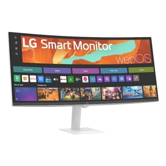Monitor LG 34U601SA-W 34" UltraWide QHD 100Hz VA Curvo HDR10 Smart WiFi Bluetooth