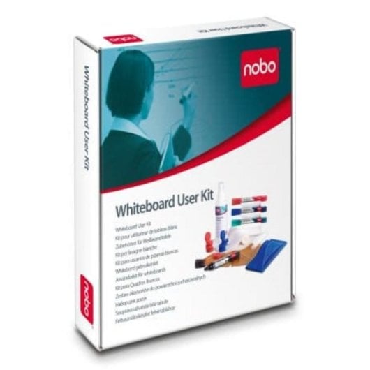 Zubehörset Nobo Kit Pizarra Blanca Completo magnetisch Multicolour 4 Marker