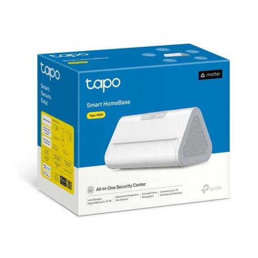 Unità base TP-Link Tapo H500 Bianco Interno Wireless Fino a 16 videocamere