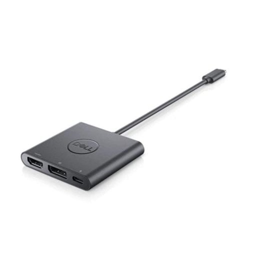 Adapter Dell USB-C zu HDMI DisplayPort Power Delivery Schwarz