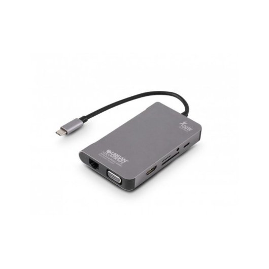 Base para portátil Urban Factory TCM16UF USB-C 96 W HDMI VGA leitor SD Ethernet