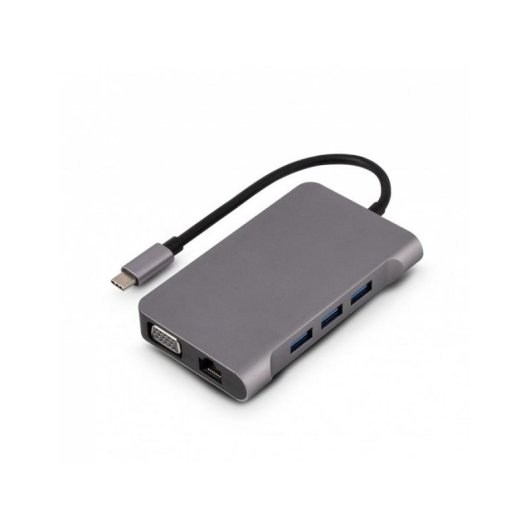 Base para portátil Urban Factory TCM16UF USB-C 96 W HDMI VGA leitor SD Ethernet