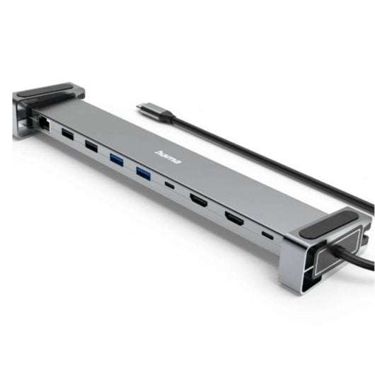 Dockingstation Hama Connect2Office Basic USB-C 4K 2xHDMI 100 W Alu
