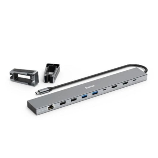 Dockingstation Hama Connect2Office Basic USB-C 4K 2xHDMI 100 W Alu