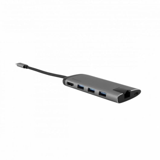 USB-C Hub Verbatim 49142 7-in-1 HDMI Ethernet SD Card Reader Metall