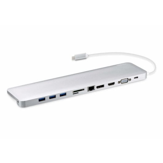 Station d'accueil USB-C Aten UH3234 10 ports 4K 60 W aluminium argent
