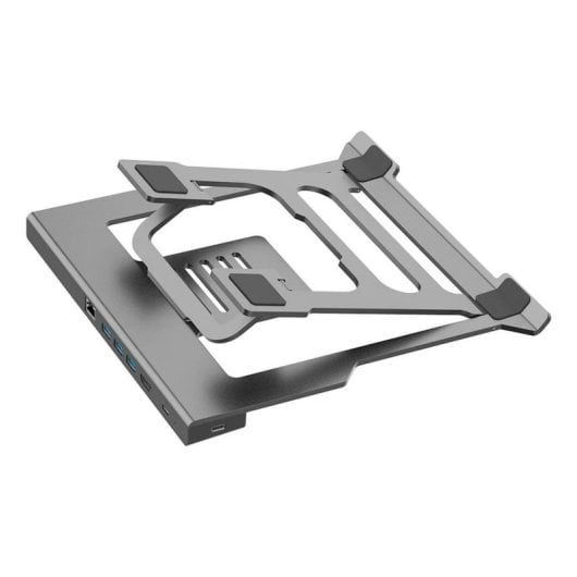 Base para Portátil CoolBox Atrildock Alumínio USB-C HDMI 4K 3xUSB-A PD100W SD RJ45