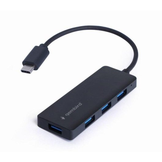 Hub Gembird 4 puertos USB 3.1 5 Gbit/s UHB-CM-U3P4-02 compacto