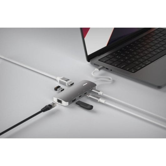 Hub Linq 8 porte 10 Gbps 8K PRO USB-C Multiport 140W HDMI Ethernet