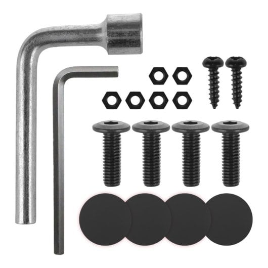 Support Maclean pour écran d'ordinateur de bureau ou ordinateur portable, à ressort à gaz, pour travailler debout ou assis, noir, MC-493