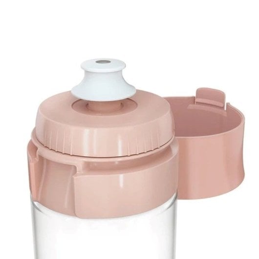 Gourde filtrante Brita Vital 0,6 L, couleur pêche pastel