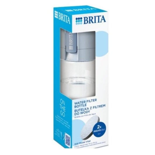 Brita Vital 0,6L Pastellblaue Filterflasche