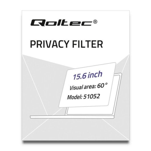 Qoltec 51052 Sichtschutzfilter 15,6" | 16:9