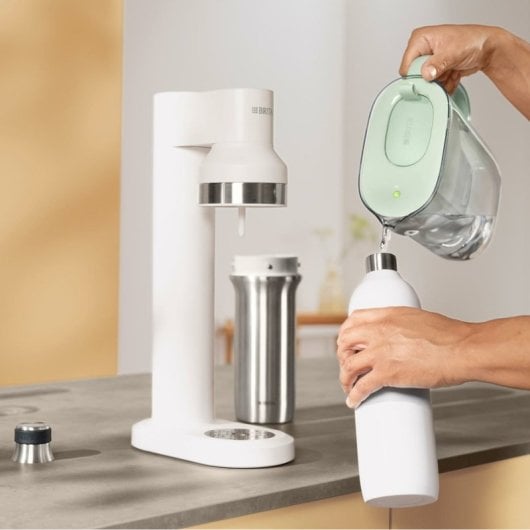 Bouteille Brita Sodatoria (0,5 L ; blanche)