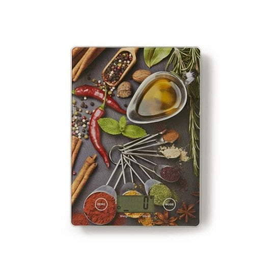 Balança de cozinha Nedis KASC113VA eletrónica 5 kg vidro superfície tátil