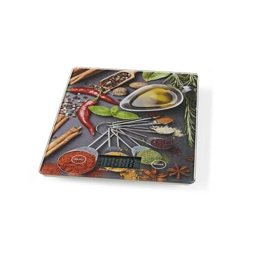 Balança de cozinha Nedis KASC113VA eletrónica 5 kg vidro superfície tátil