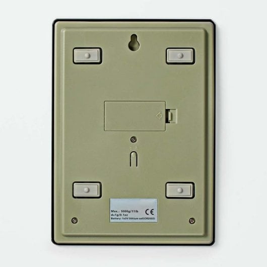 Balança de Cozinha Nedis KASC620BK Vidro Temperado LCD 5 kg Preta