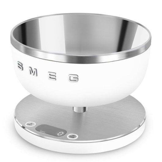 Balança de cozinha Smeg KSC01WHMWW 5 kg precisão 1 g inox LED