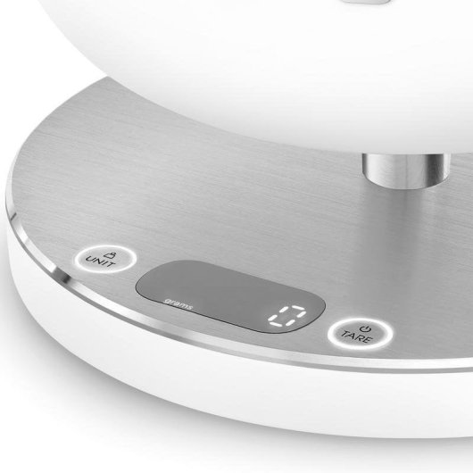 Báscula de cozinha Smeg KSC01WHMWW eletrónica 5 kg aço inox branca