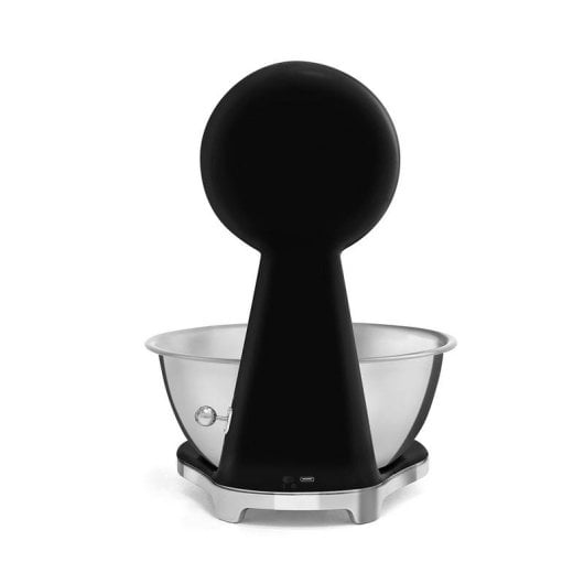 Balança de cozinha Smeg KSF01BLWW digital 5 kg preta inoxidável