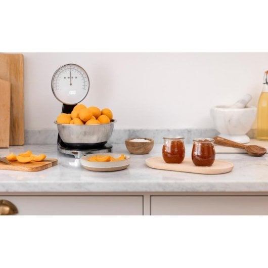 Balança de cozinha Smeg KSF01BLWW digital 5 kg preta inoxidável