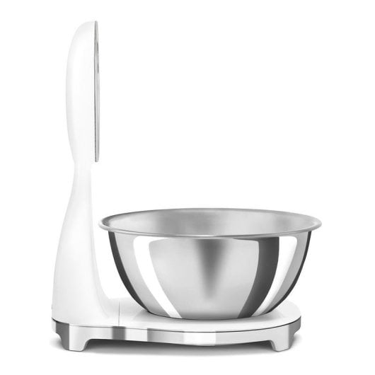 Balança de cozinha Smeg KSF01WHWW eletrónica 5kg taça removível LCD