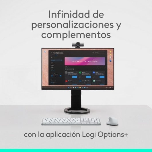 Logitech MX Master 4 ratón inalámbrico bluetooth ergonómico respuesta háptica avanzada USB-C gris claro