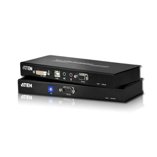 Extensor KVM Aten CE600 USB DVI Cat5 Resolución 1920 x 1200 Montaje en Rack