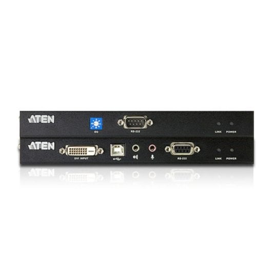 Extensor KVM Aten CE600 USB DVI Cat5 Resolución 1920 x 1200 Montaje en Rack