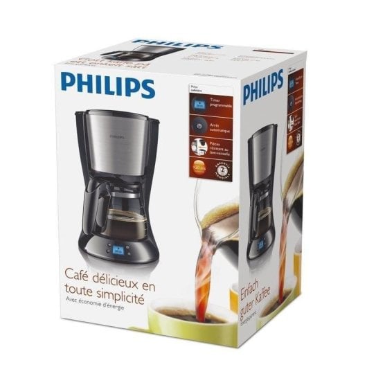 Cafetera de filtro Philips HD7459/20 1,2 L temporizador y espiral Aroma