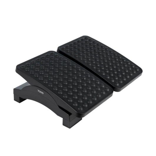 Apoio para Pés TooQ TQFR0604-B Altura e Inclinação Ajustável ABS 430x320mm Preto