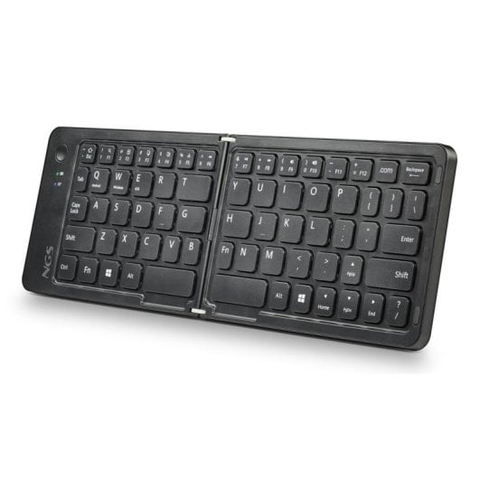 Teclado NGS DOMINOFRENCH FR mini Bluetooth AZERTY perfil baixo Preto