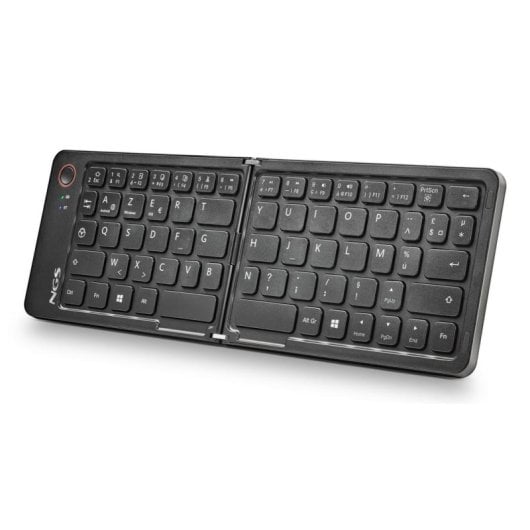 Teclado NGS DOMINOFRENCH FR mini Bluetooth AZERTY perfil baixo Preto
