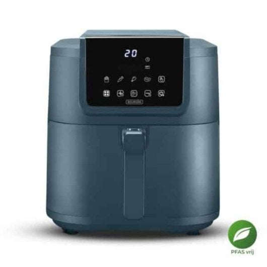 Freidora de ar Bourgini 18.4176.00.00 8 L touch timer cerâmica azul