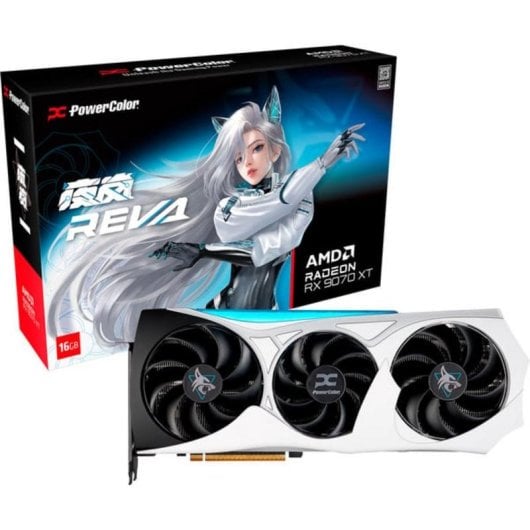 Tarjeta Gráfica PowerColor Radeon RX 9070 XT Hellhound OC 16GB GDDR6 PCIe 5.0