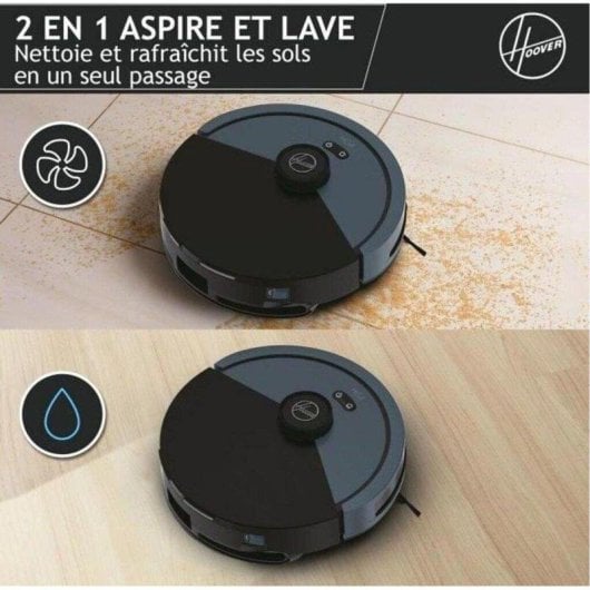 Robot Aspirapolvere e Lavapavimenti Hoover HG430H 011 Navigazione Laser 4.000 Pa