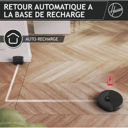 Robot Aspirador Hoover HG410D Navegación Láser 4.000 Pa Control App Autonomía 120 min